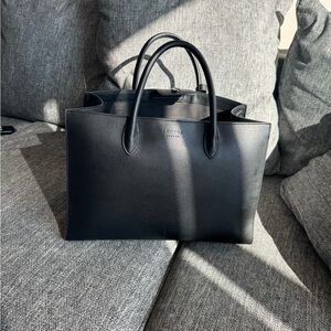 Lawful London Aspen Tote - Black Leather